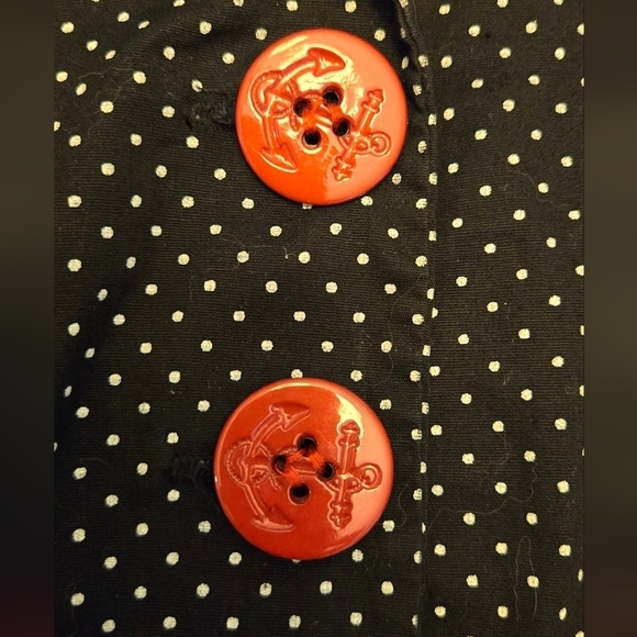 Ruby Rox / Pin Up Polka Dot Dress / Size 9 Juniors - Picture 10 of 10